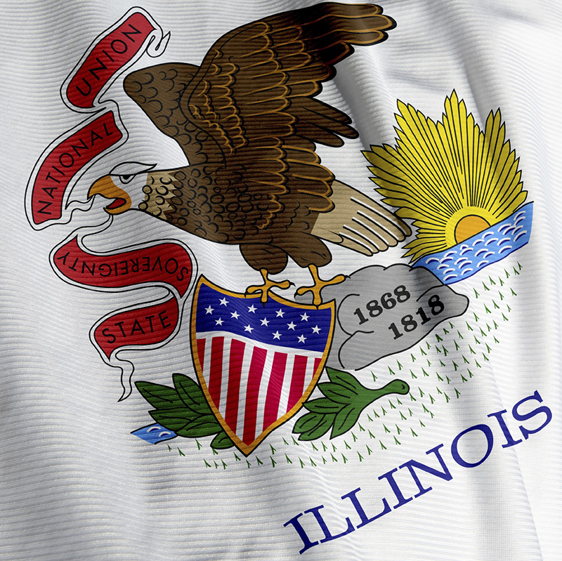 State of Illinois Flag Image