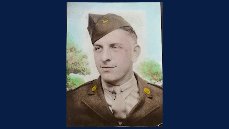 Private Noord, a Purple Heart recipient