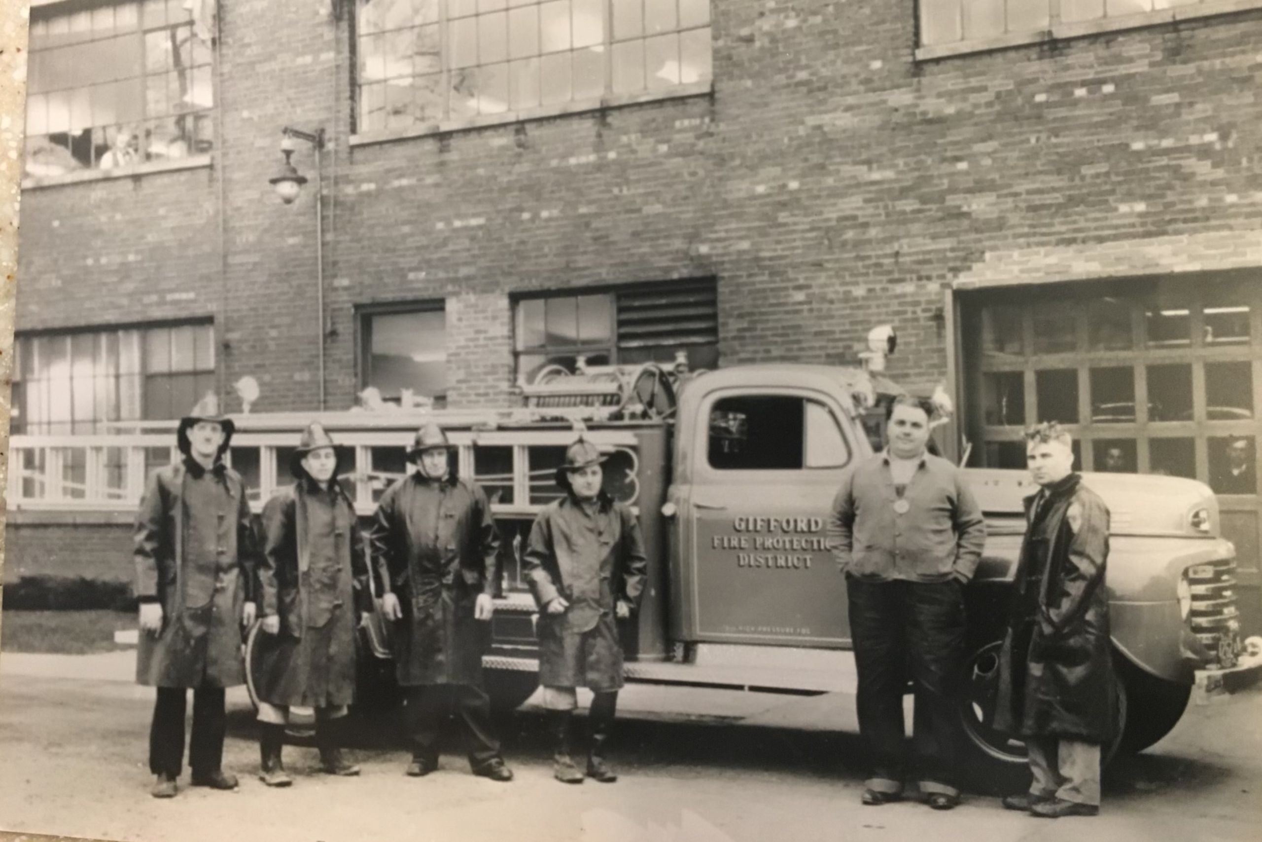 Treasurer Frerichs' grandfather with the Gifford, IL fire department