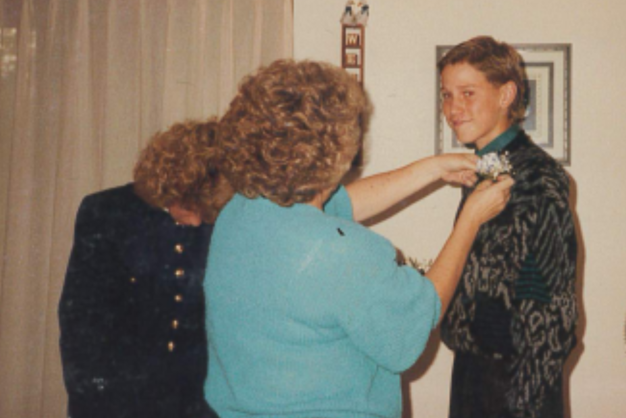 Treasurer Frerichs during his sophomore year of high school, getting ready for the homecoming dance